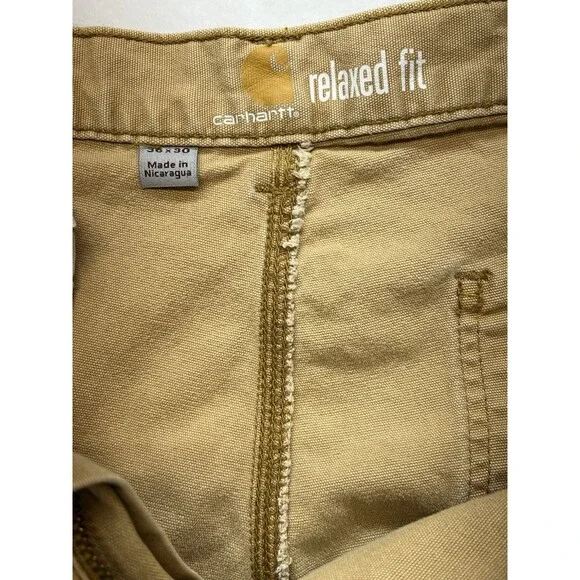 Carhartt Men's Rugged Flex Relaxed Fit  Double Knee Utility Work Pants 36x30 - Picture 3 of 13